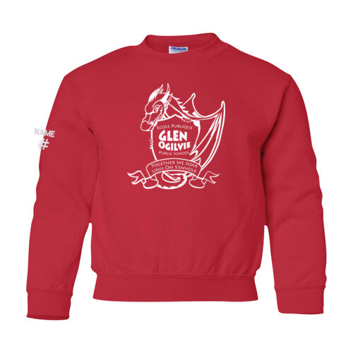Gildan Youth Glen Ogilvie Printed Crewneck Thumbnail