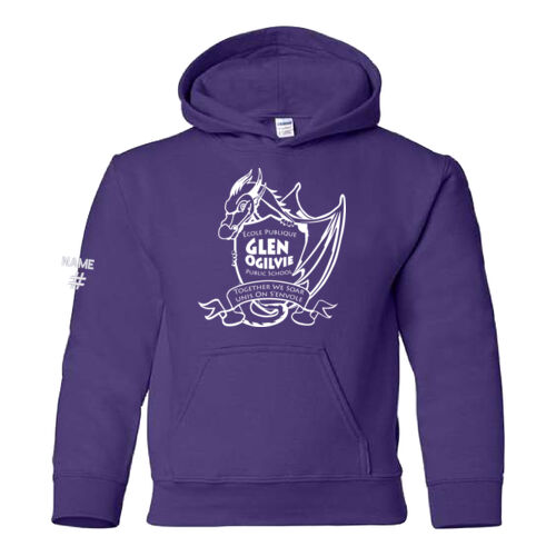 Gildan Youth Glen Ogilvie Printed Hoodie Thumbnail